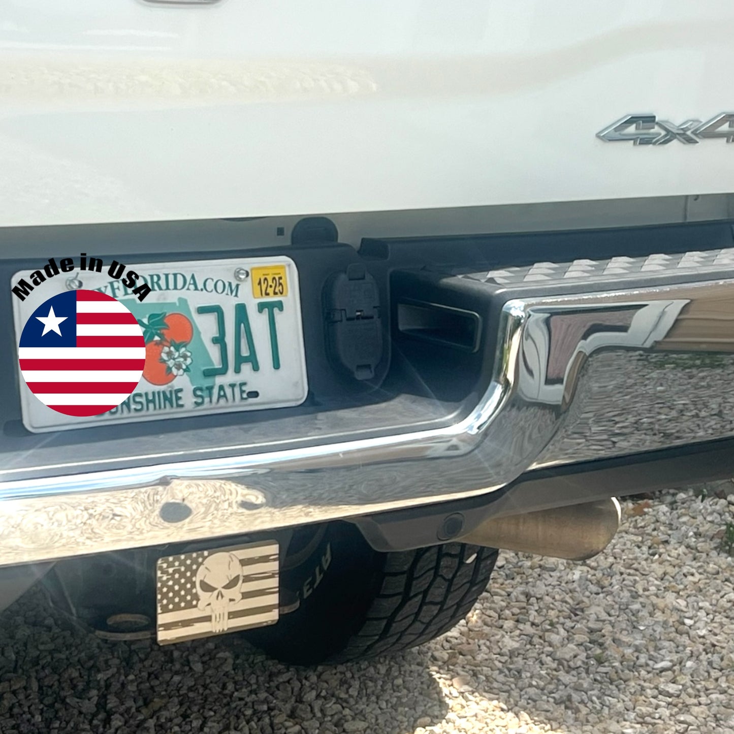 CUSTOM Trailer Hitch Cover- Upload any logo / text